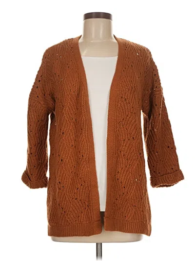 Pre-owned Maurices Cardigan Sweater In Brown