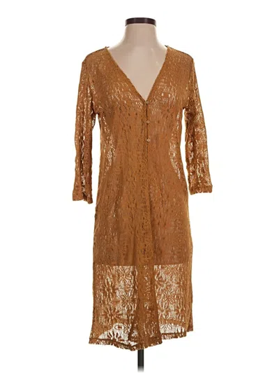 Pre-owned Maurices Cardigan Sweater In Brown