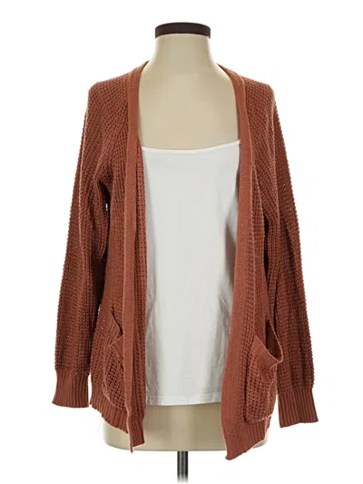 Pre-owned Maurices Cardigan Sweater In Brown