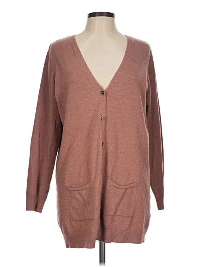 Pre-owned Maurices Cardigan Sweater In Brown