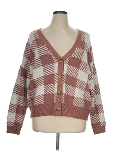 Pre-owned Maurices Cardigan Sweater In Brown