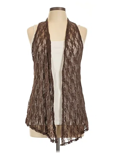 Pre-owned Maurices Cardigan Sweater In Brown