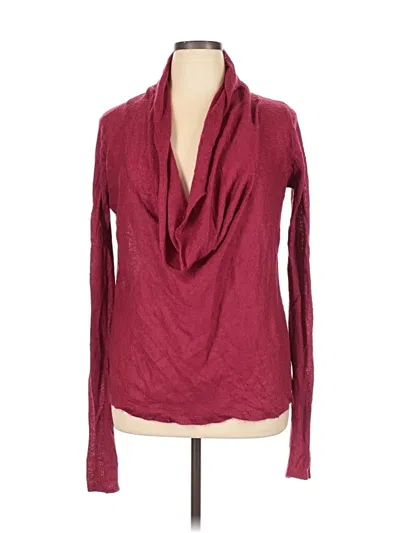 Pre-owned Maurices Cardigan Sweater In Burgundy