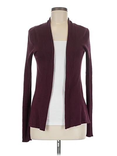 Pre-owned Maurices Cardigan Sweater In Burgundy