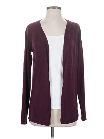 Pre-owned Maurices Cardigan Sweater In Burgundy