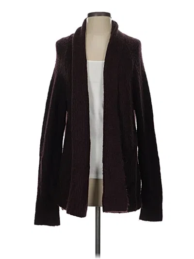 Pre-owned Maurices Cardigan Sweater In Burgundy
