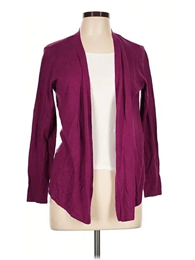 Pre-owned Maurices Cardigan Sweater In Burgundy