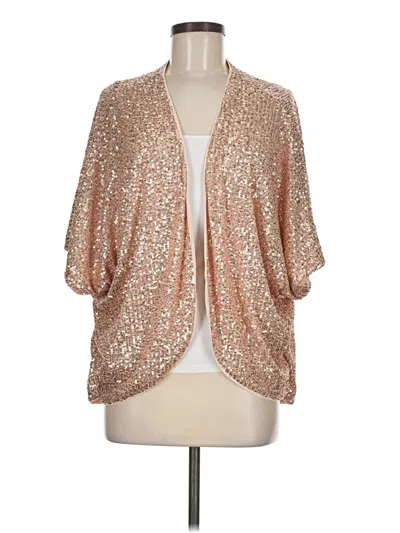 Pre-owned Maurices Cardigan Sweater In Gold