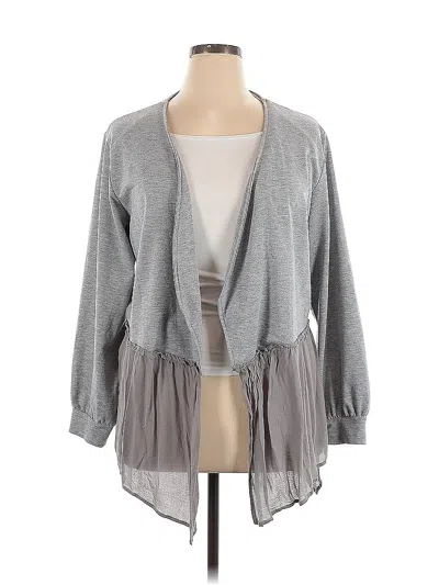 Pre-owned Maurices Cardigan Sweater In Gray