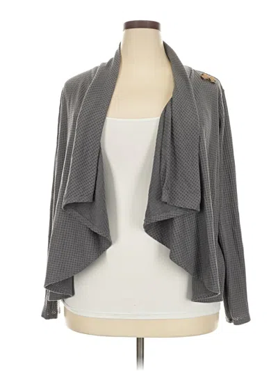 Pre-owned Maurices Cardigan Sweater In Gray