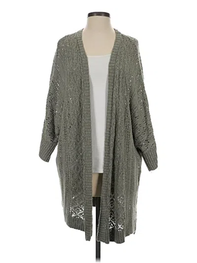 Pre-owned Maurices Cardigan Sweater In Gray