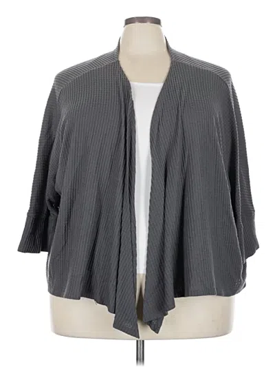 Pre-owned Maurices Cardigan Sweater In Gray