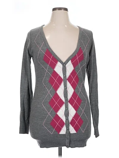 Pre-owned Maurices Cardigan Sweater In Gray