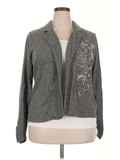 Pre-owned Maurices Cardigan Sweater In Gray