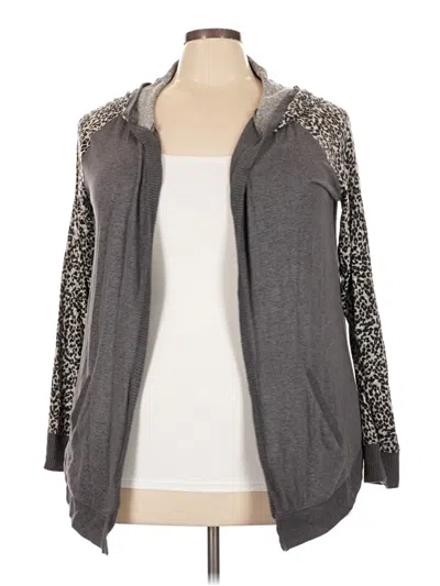 Pre-owned Maurices Cardigan Sweater In Gray