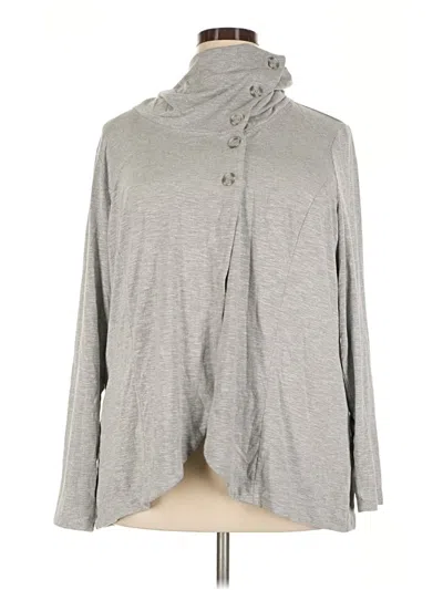 Pre-owned Maurices Cardigan Sweater In Gray