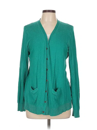 Pre-owned Maurices Cardigan Sweater In Green