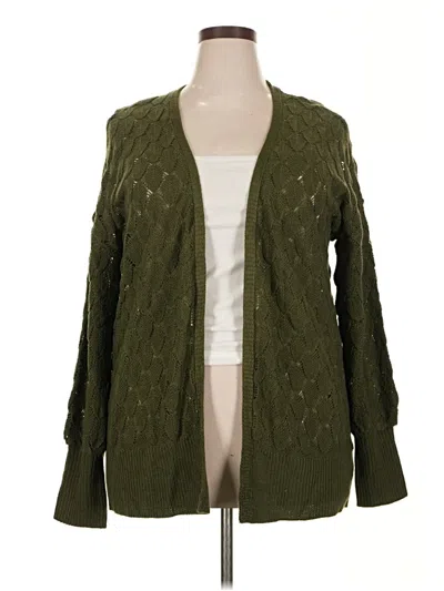 Maurices Cardigan Sweater In Green