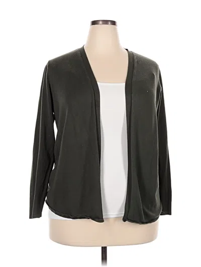 Pre-owned Maurices Cardigan Sweater In Green