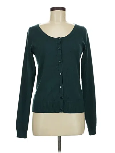 Pre-owned Maurices Cardigan Sweater In Green
