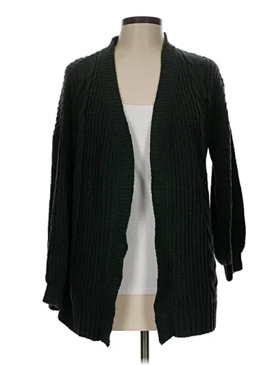 Pre-owned Maurices Cardigan Sweater In Green