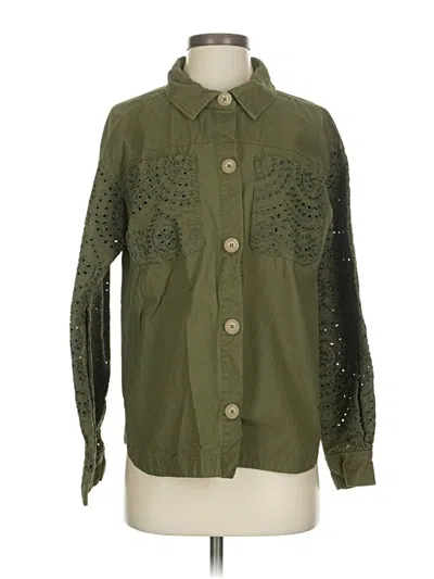 Pre-owned Maurices Cardigan Sweater In Green