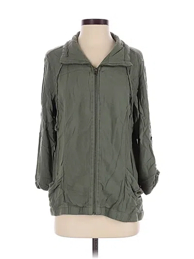 Pre-owned Maurices Cardigan Sweater In Green