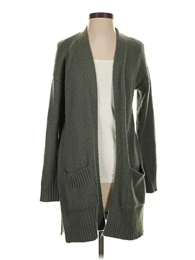 Pre-owned Maurices Cardigan Sweater In Green