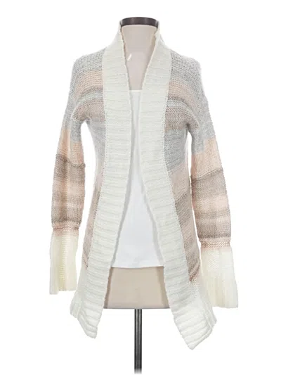 Pre-owned Maurices Cardigan Sweater In Ivory