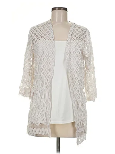 Pre-owned Maurices Cardigan Sweater In Ivory