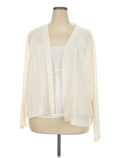 Pre-owned Maurices Cardigan Sweater In Ivory