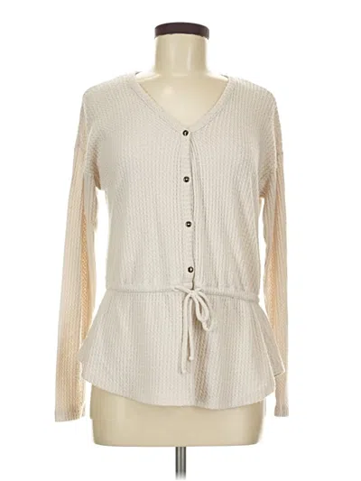 Pre-owned Maurices Cardigan Sweater In Ivory