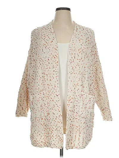 Pre-owned Maurices Cardigan Sweater In Ivory