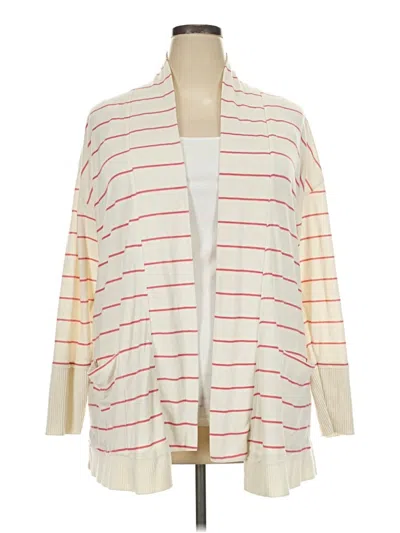 Pre-owned Maurices Cardigan Sweater In Ivory