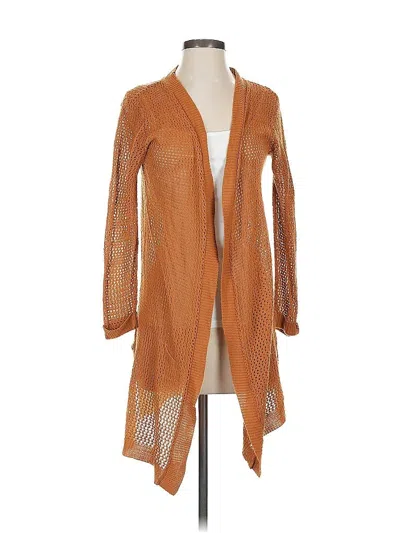 Pre-owned Maurices Cardigan Sweater In Orange
