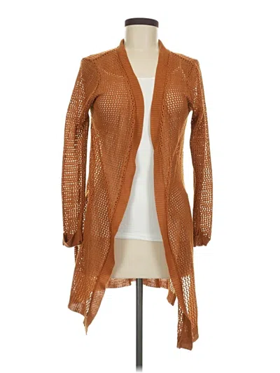 Pre-owned Maurices Cardigan Sweater In Orange