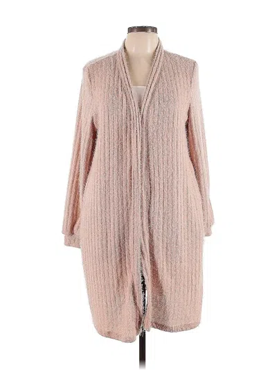 Pre-owned Maurices Cardigan Sweater In Pink