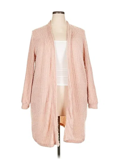 Pre-owned Maurices Cardigan Sweater In Pink