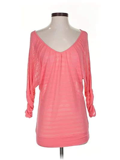 Pre-owned Maurices Cardigan Sweater In Pink