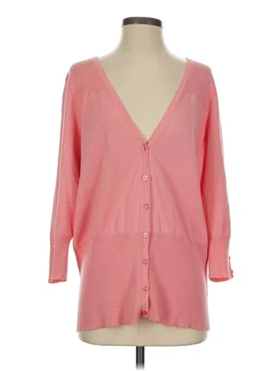 Pre-owned Maurices Cardigan Sweater In Pink
