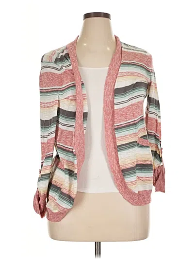 Pre-owned Maurices Cardigan Sweater In Pink