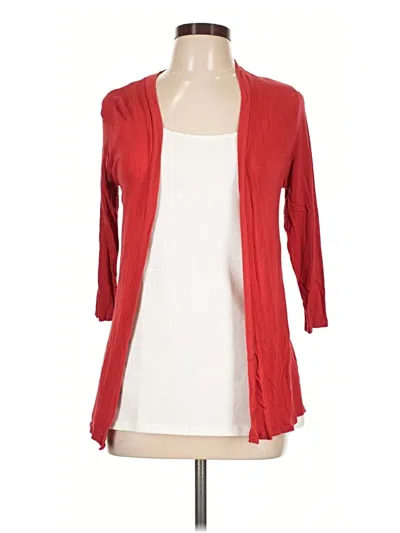 Pre-owned Maurices Cardigan Sweater In Red