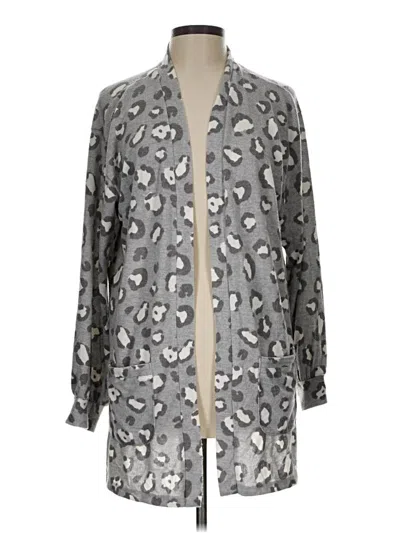 Pre-owned Maurices Cardigan Sweater In Silver
