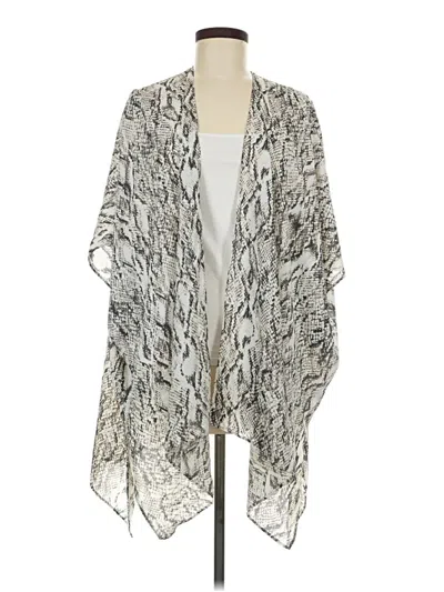 Pre-owned Maurices Cardigan Sweater In Silver
