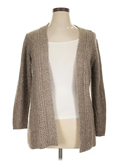 Pre-owned Maurices Cardigan Sweater In Tan