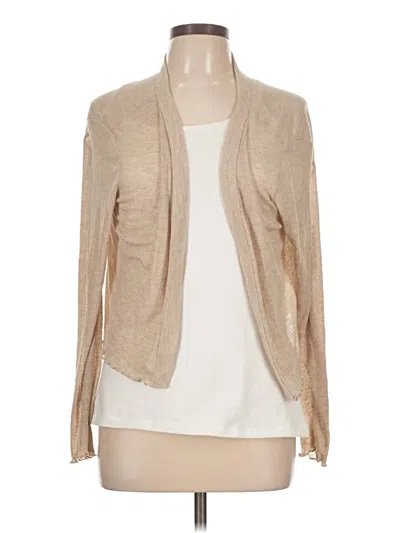 Pre-owned Maurices Cardigan Sweater In Tan