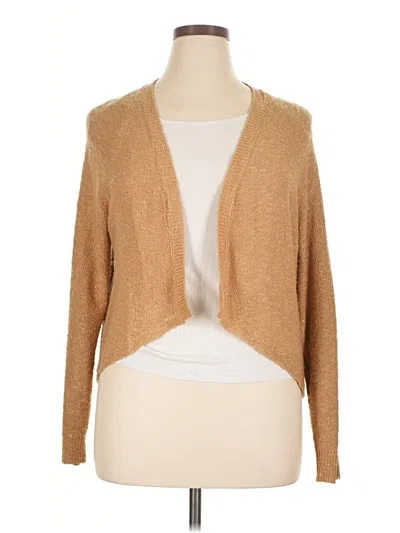 Pre-owned Maurices Cardigan Sweater In Tan
