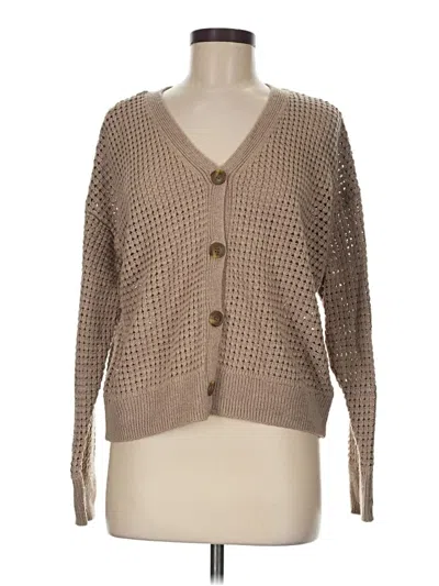 Pre-owned Maurices Cardigan Sweater In Tan