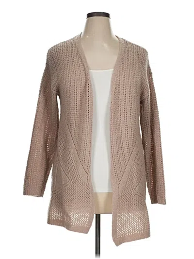 Pre-owned Maurices Cardigan Sweater In Tan