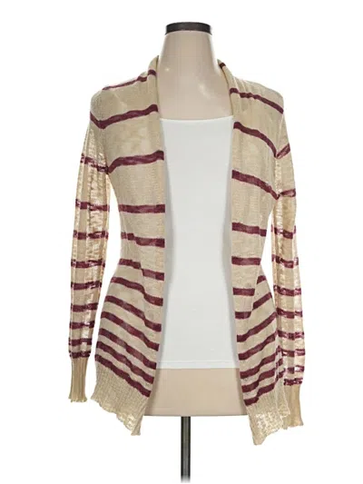 Pre-owned Maurices Cardigan Sweater In Tan